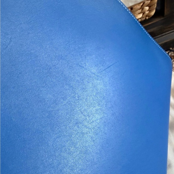 Coach Cashin 32 Leather Tote Bag - Blue Fin - Picture 6 of 11